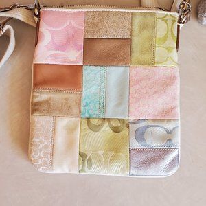 Rare Coach Patchwork Crossbody Bag Purse